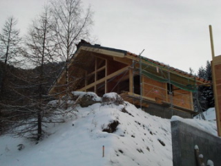 Chantier ossature bois