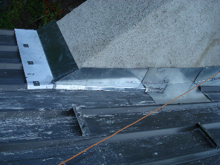 zinguerie abergement de cheminée entreprise bouvet construction bois